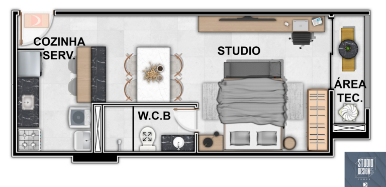 TIPO 01 E 02 - STUDIO DESIGN 5 - TERMINAÇÃO 05 (Cópia)